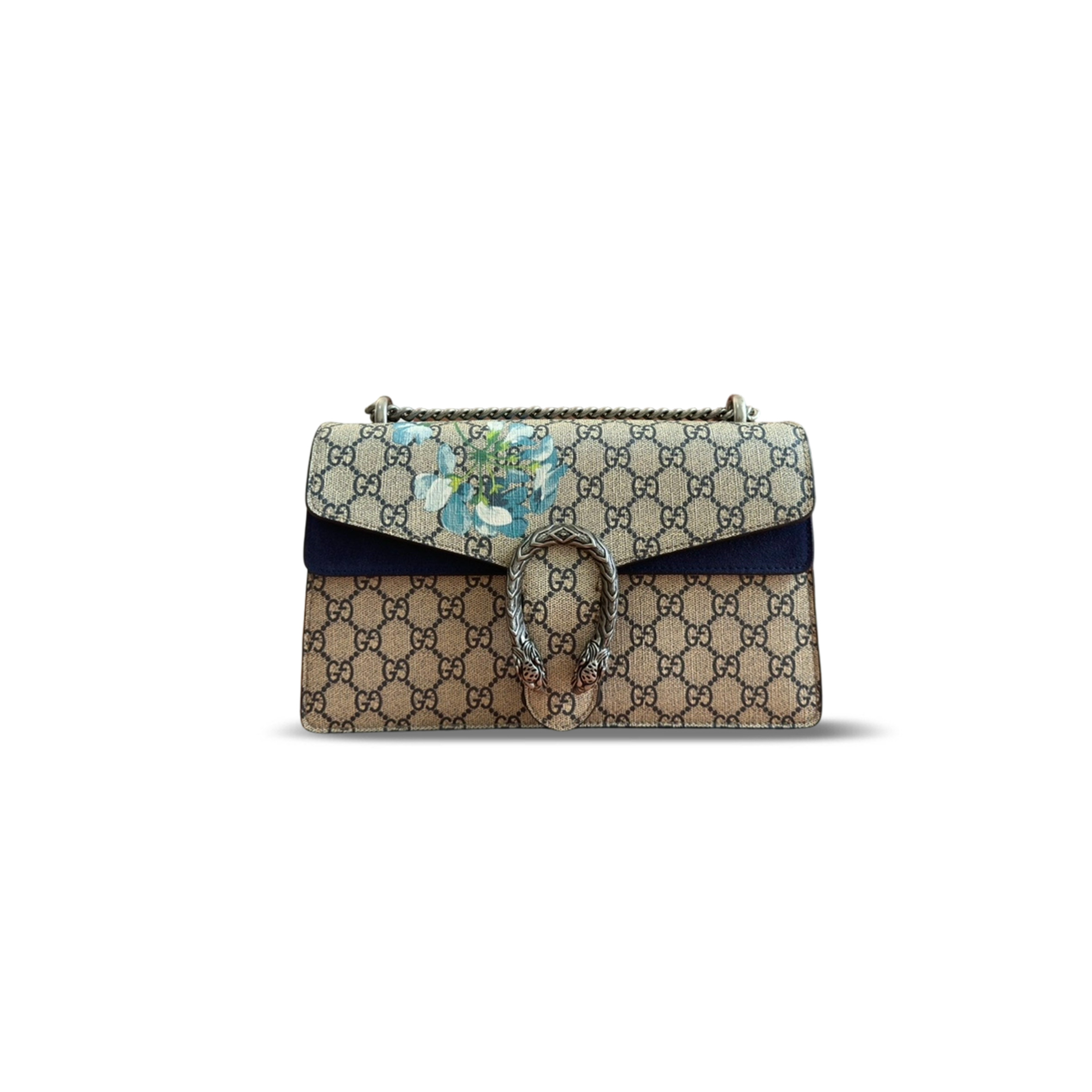 GUCCI DIONYSUS SMALL GG BLOOMS PRINT SHOULDER BAG 400249 (28*18*9cm)